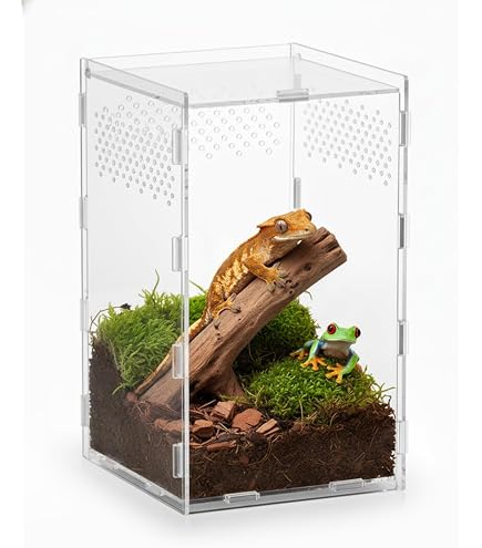 Amazon | ChoyClit レプタイルボックス 爬虫類 飼育ケース 虫かご 大